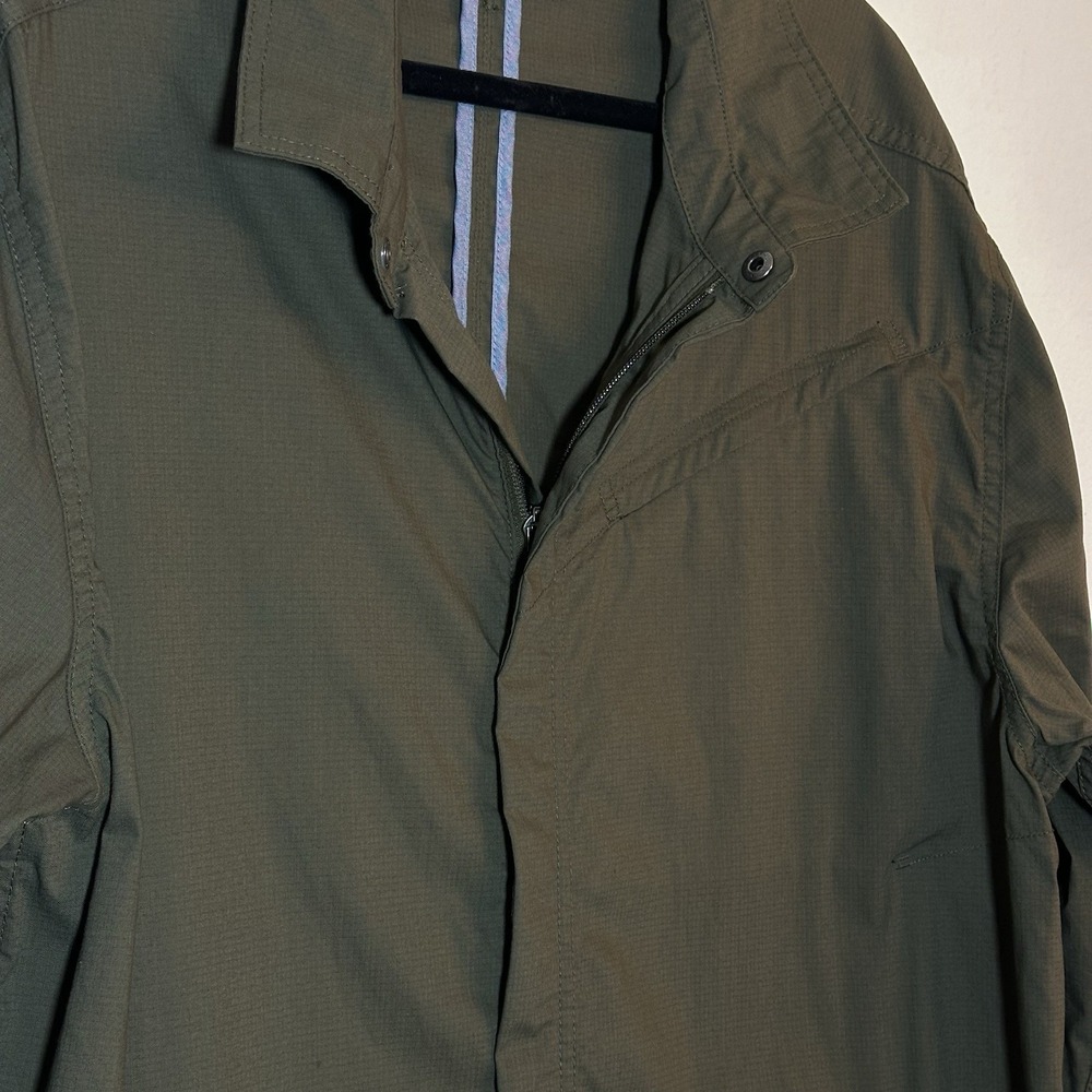 Toad&Co Men's XL Transverse ShirtJacket Full Zip Olive Green Lightweight Shacket - Picture 5 of 13